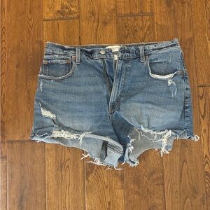 Abercrombie curve love jean cutoff shorts size 30/10